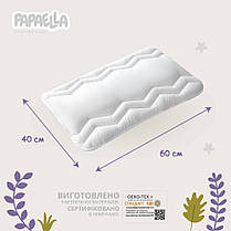 Набір дитячий в ліжечко Comfort PAPAELLA ковдра 100х135 см та подушка 40х60 см білий антиалергенний для дітей, фото 4