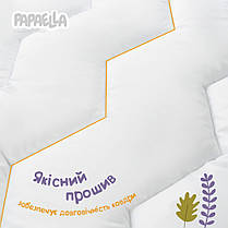 Набір дитячий в ліжечко Comfort PAPAELLA ковдра 100х135 см та подушка 40х60 см білий антиалергенний для дітей, фото 6