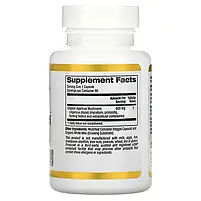 Агарик бразильський (Agaricus blazei) від California Gold Nutrition, 90 капсул по 600 мг, фото 6