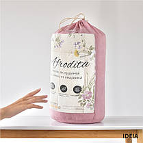 Ковдра Afrodita всесезонна IDEIA 175х210 см аналог лебединого пуху принт, фото 6