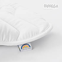 Подушка дитяча Comfort 40х60 см PAPAELLA для немовлят антиалергенна для дітей плоска низька біла, фото 5
