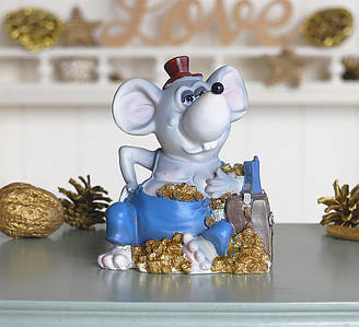 Скарбничка мишка бізнесмен 11 * 14 * 9 см Гранд Презент 026 A 030D