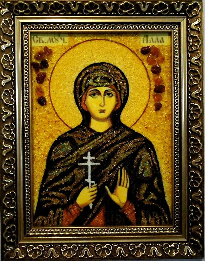 Іменна ікона Алла іі-06 Гранд Презент 15*20, фото 1