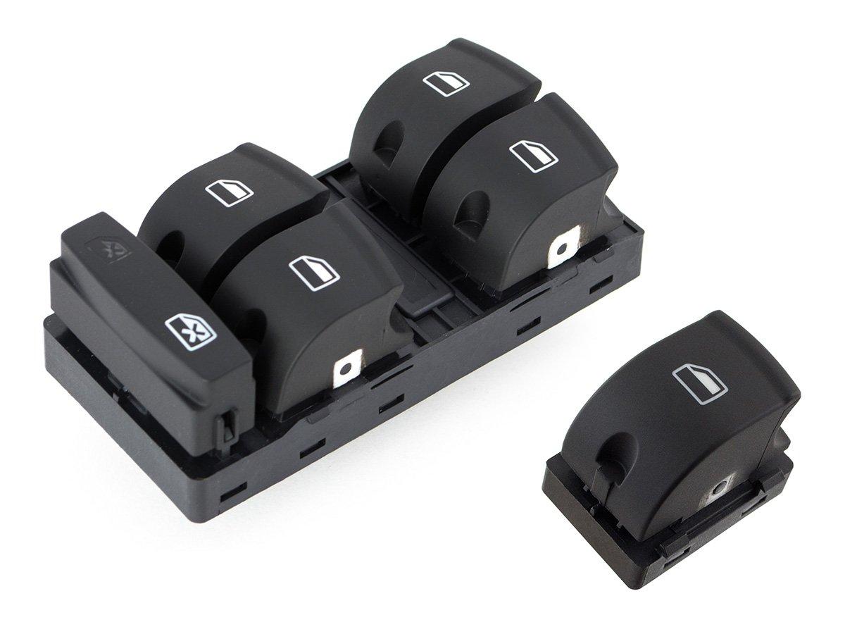 Audi A3 II (8P) 03-13 комплектект перемикачів склопідіймача 2 шт., арт. DA-15828