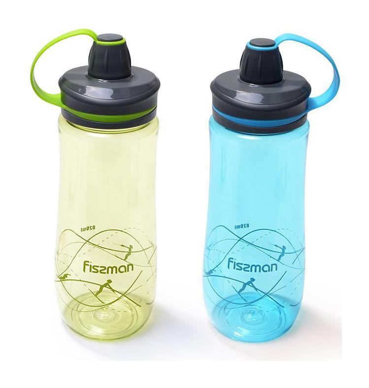 Пляшка для води Fissman Skier 820мл, пластик, фото 1