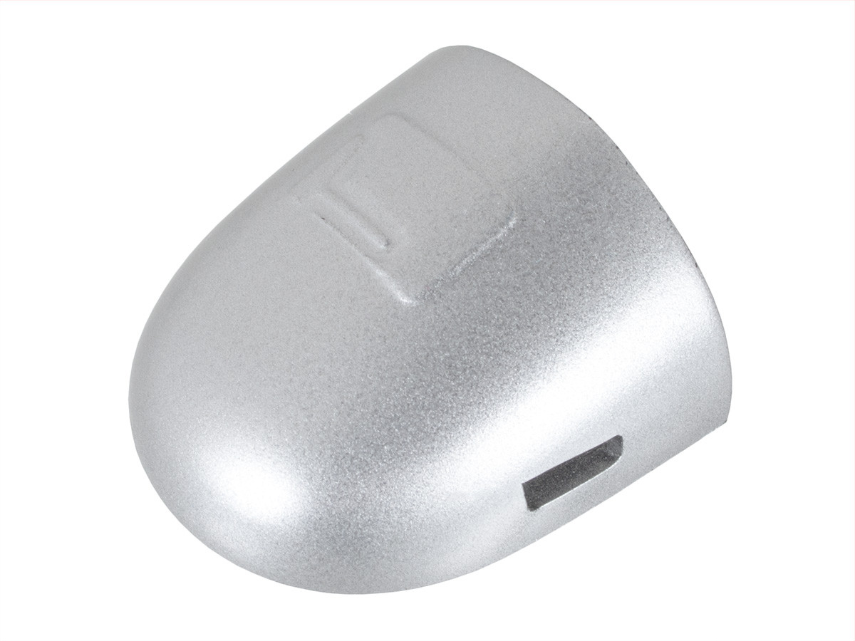 Renault Laguna II 01-07 заглушка зовнішньої ручки срібна без отвори, 8200036411 арт. DA-10125, фото 1