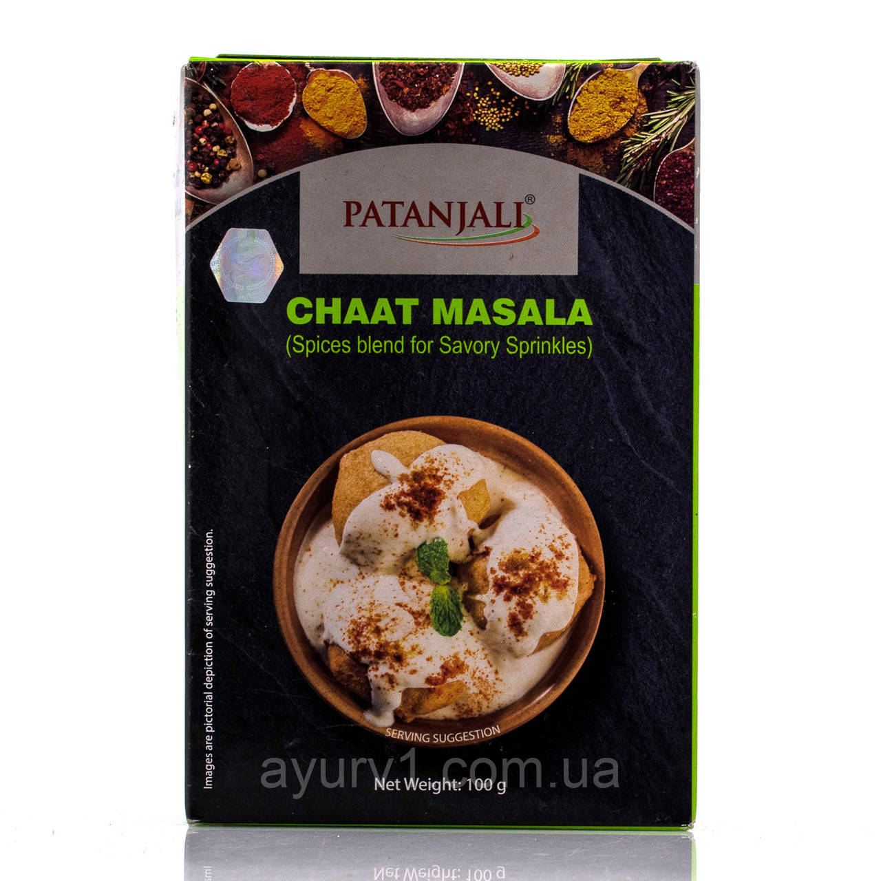 Чат, Чаат масала, Патанджалі/Chaat Masala, Patanjali/100 г