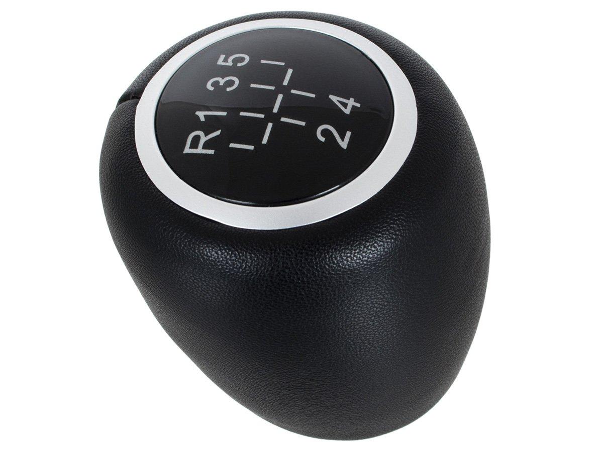 Opel Signum FL 05-08 ручка перемикання передач 5 передач чорна штучна шкіра, арт. DA-21011