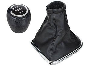 Chevrolet Cruze 2009 — ручка перемикання передач чорний + чохол чорний із хромованою рамкою 5 передач, арт.