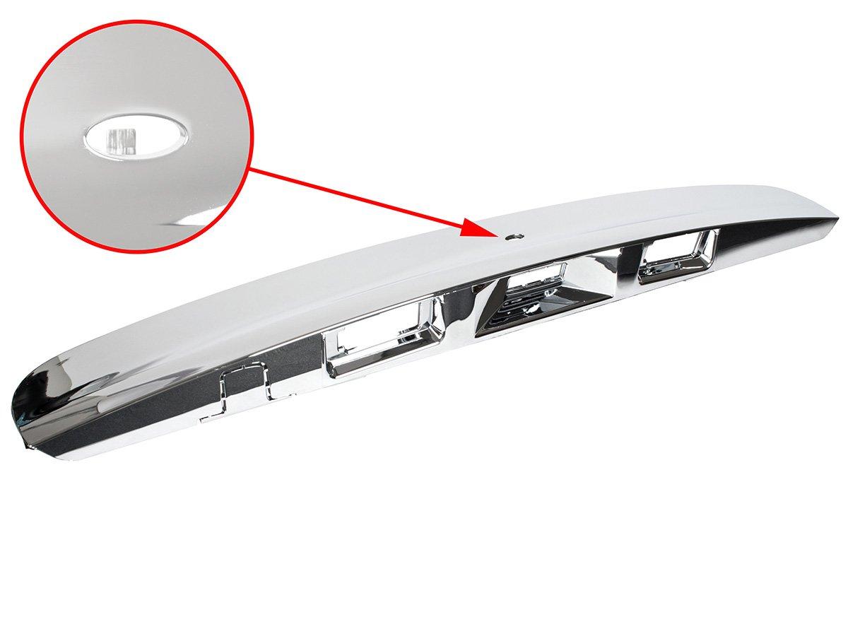 Nissan Qashqai J10 06-13 хромована накладка на задні двері + отвір для смарт-ключу, 90812JD00H арт. DA-20633, фото 1