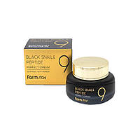 Омолаживающий крем с муцином черной улитки и пептидами FarmStay Black Snail & Peptide 9 Perfect Cream 55 ml