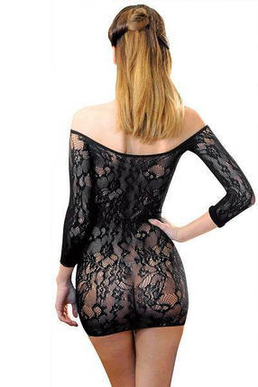 Платье сетка Anne De Ales FETISH DINNER Black XL | KNOPKA, фото 2