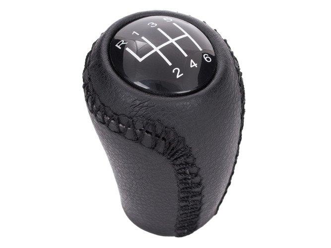 Mazda 6 07-12 ручка перемикання передач чорна шкіра 6 передач мазда 6, фото 1