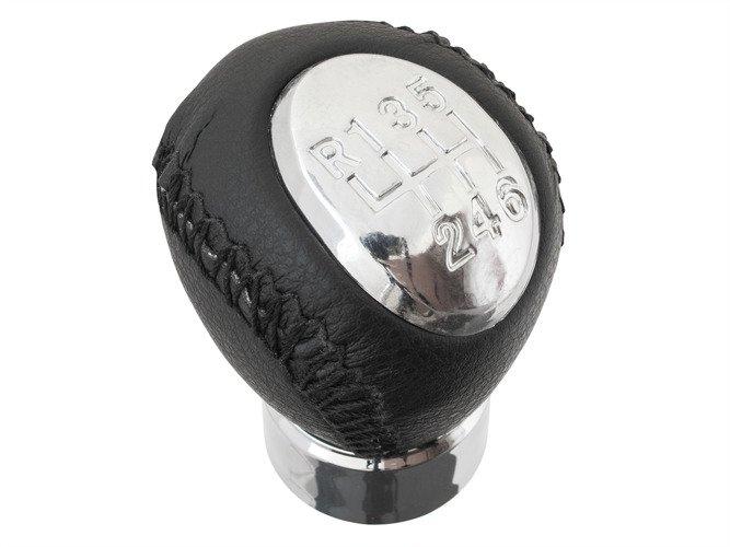 Mazda 3 BK 03-08 ручка перемикання передач чорна шкіра 6 передач