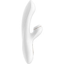 Вакуумний вібратор-кролик Satisfyer Pro G-Spot Rabbit, перший кролик з вакуумом і вібрацією | Knopka, фото 2