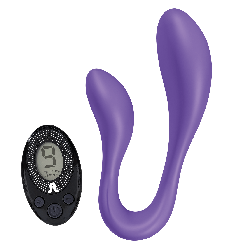 Вібратор для пар Adrien Lastic Couple Secrets II з пультом LRS, два мотора, універсальний   | Knopka