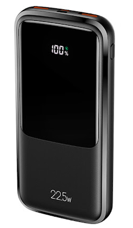 Повербанк зі швидкою зарядкою PD/QC3.0 USAMS US-CD161 PB58 10000mAh |2USB/1Type-C, PD/QC, 3A/22.5W| Чорний
