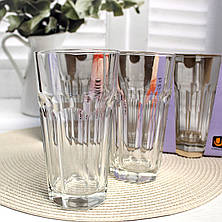 Набір високих гранених склянок Касабланка Марокко 325 мл 6 шт, фото 2