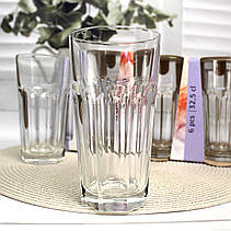 Набір високих гранених склянок Касабланка Марокко 325 мл 6 шт, фото 4