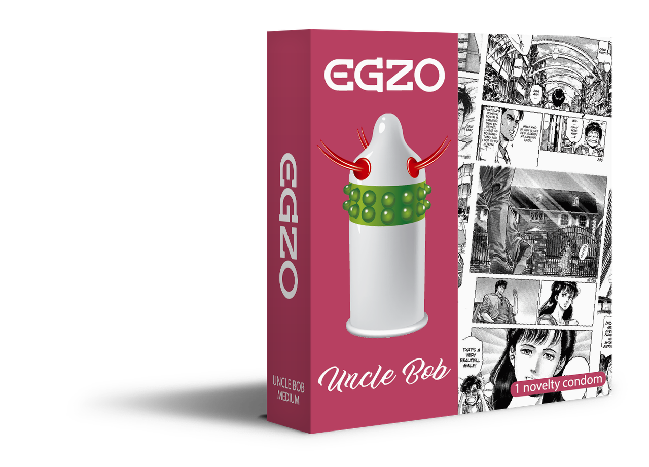 Насадка на член EGZO Uncle Bob (презерватив с усиками)   | Knopka