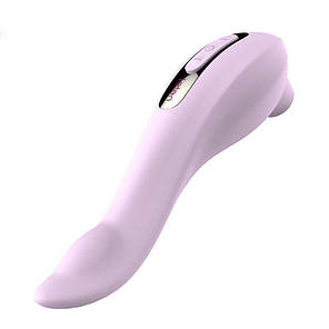 Вакуумний вібратор 3-в-1 Leten Sucking Vibrator (вакуум, вібрація, масажні рухи язичка) | Knopka, фото 2