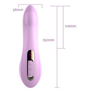 Вакуумний вібратор 3-в-1 Leten Sucking Vibrator (вакуум, вібрація, масажні рухи язичка) | Knopka, фото 2