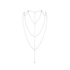 Прикраса для спини і декольте Bijoux Indiscrets Magnifique Back and Cleavage Chain - Silver   | Knopka