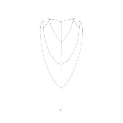 Прикраса для спини і декольте Bijoux Indiscrets Magnifique Back and Cleavage Chain - Silver | Knopka, фото 1