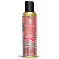 Масажне масло DONA Kissable Massage Oil Vanilla Buttercream (110 мл) для оральних ласк | Puls69