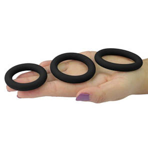 М'які силіконові кільця для пеніса Power Plus Soft Silicone Pro Ring | Knopka, фото 2