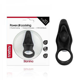 Насадка з вібрацією Power Stamina Clit Cockring | Knopka, фото 2