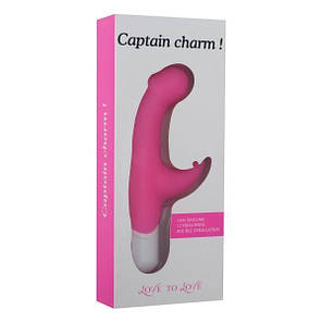 Вибратор кролик Love To Love CAPTAIN CHARM Pink со стимуляцией точки G | Knopka, фото 2