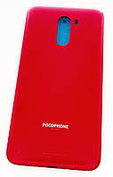 Задня кришка для Xiaomi Pocophone F1, червона, Rosso Red, оригінал
