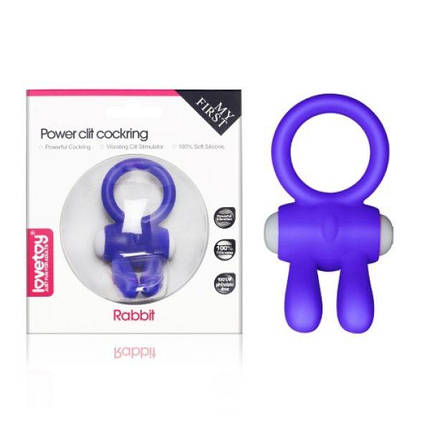Ерекційне кільце з вібрацією Power Clit Cockring Rabbit | Knopka, фото 2