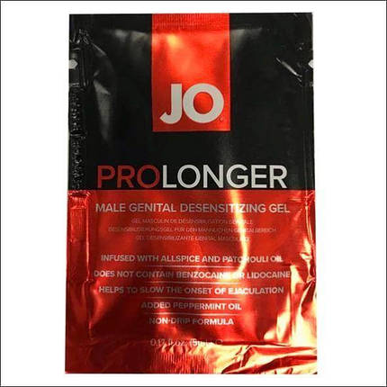 Пролонгує гель System JO Prolonger Gel (5 мл) | Knopka, фото 2