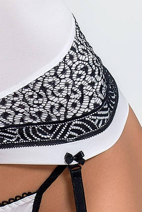 SUELO CORSET white L/XL - Passion Exclusive | KNOPKA, фото 2