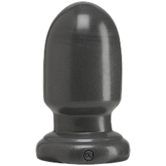 Анальна пробка для фістінга Doc Johnson American Bombshell - Shell Shock S Gun Metal, діаметр 7,4 см   | Knopka