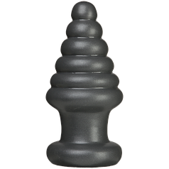 Анальна пробка для фістінга Doc Johnson American Bombshell Destroyer Gun Metal, діаметр 10,7 см   | Knopka