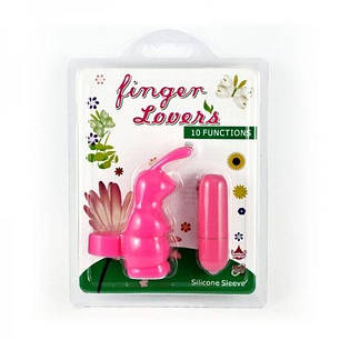 РОЗПРОДАЖ! Силіконовий вібратор Finger lovers | Knopka, фото 2