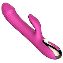 Вібратор-пульсатор Leten Automatical Thrusting Vibrator з підігрівом | Knopka, фото 2