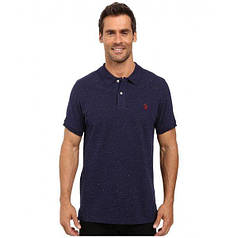РОЗПРОДАЖ! Поло U. S. POLO ASSN. Short Sleeve Fleck Pique Polo Shirt   | Knopka