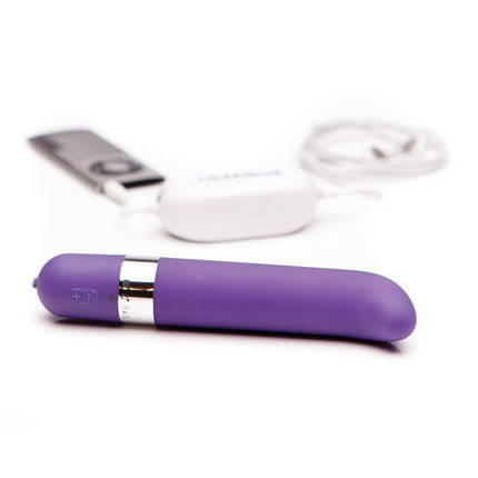 (SALE) Музичний вібратор OhMiBod - Freestyle :G Purple Music, стимуляція точки G, безпровідний | Knopka, фото 2