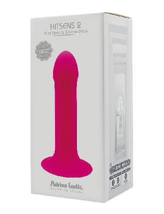 Ділдо з присоском Adrien Lastic Hitsens 2 - 6,5 inch Pink, відмінно для страпона | Knopka, фото 3