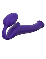 Безремневой страпон Strap-On-Me Violet M регульований | Knopka, фото 4