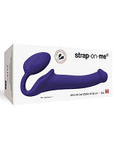 Безремневой страпон Strap-On-Me Violet M регульований | Knopka, фото 5