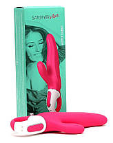 Потужний вібратор-кролик Satisfyer Vibes Mr. Rabbit, два мотора, литий силікон | Knopka, фото 4