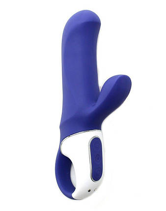 Потужний вібратор-кролик Satisfyer Vibes Magic Bunny, два мотора, литий силікон | Knopka, фото 2