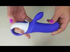 Потужний вібратор-кролик Satisfyer Vibes Magic Bunny, два мотора, литий силікон | Knopka, фото 3