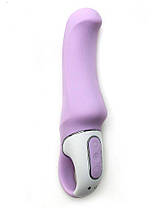Потужний вібратор Satisfyer Vibes Charming Smile з гнучким стовбуром, литий силікон | Knopka, фото 2