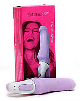 Потужний вібратор Satisfyer Vibes Charming Smile з гнучким стовбуром, литий силікон | Knopka, фото 2